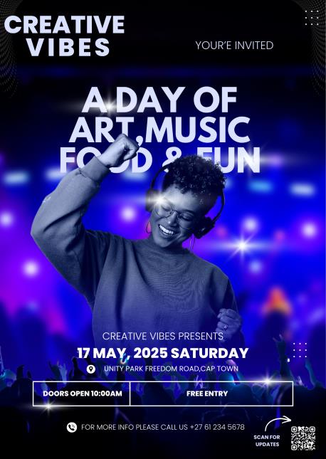 Creative Vibes Event Poster